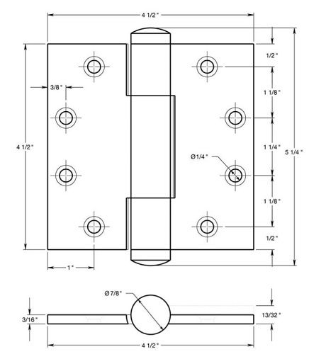 Deltana Royal Hinge