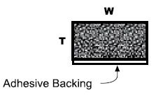 Product Specs of Open Cell Self Adhesive Foam Weatherstripping Tape by Pemko